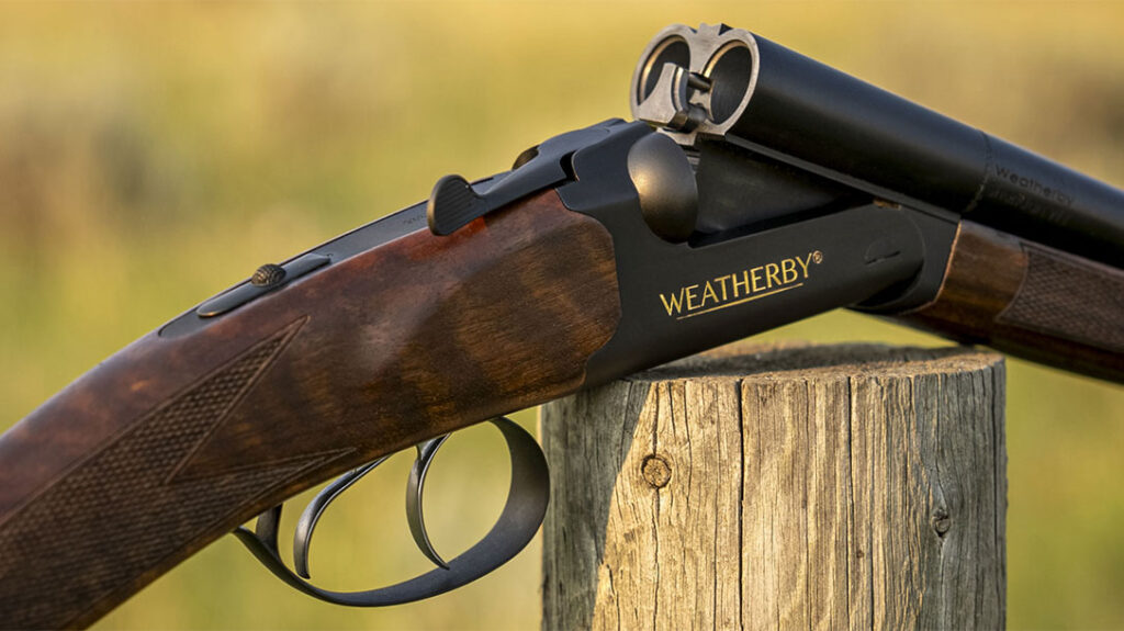 The Weatherby Orion SxS Side-by-Side Shotgun.