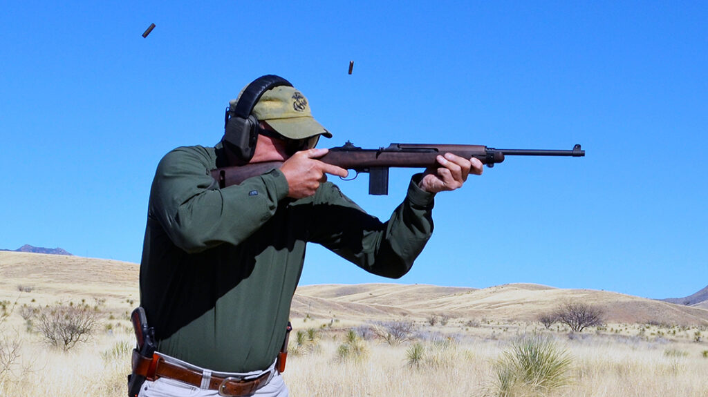 Shooting the Auto-Ordnance M1 Carbine. 