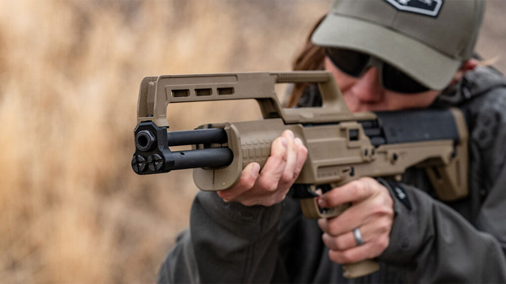 The KelTec KSG410 .410 Bullpup Shotgun.