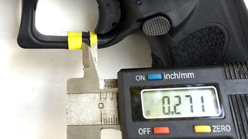 The Taurus TS9 has a good trigger for a striker-fired gun.