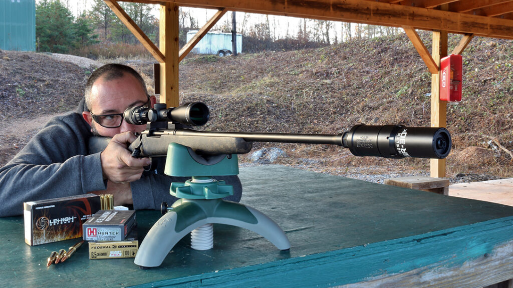 Bench testing the NULA Model 20.