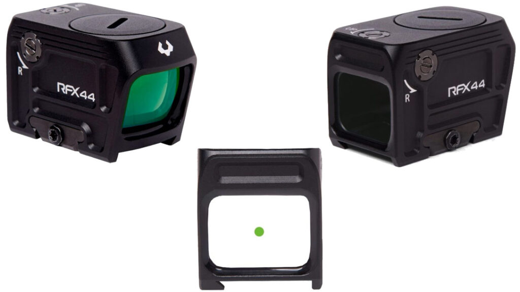 The Viridian RFX44 Closed Emitter Green Dot Optic.