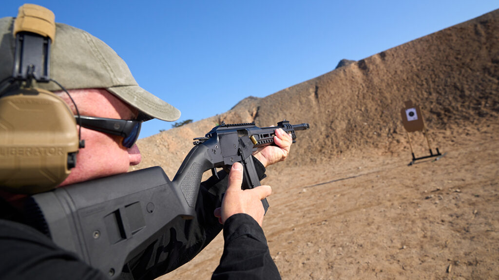 The 9mm POF Tombstone lever-action performed well in testing.
