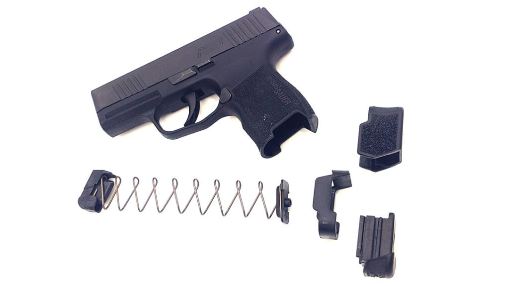 Magazine extender for Sig P365.