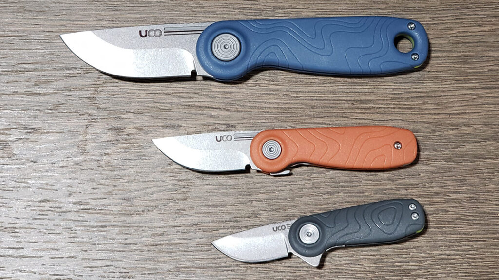 Best Knives: UCO Gear Ingalls, Nason, and Tinkham.