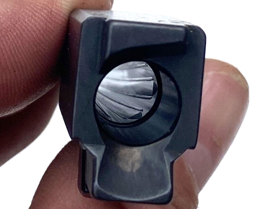 A look into the chamber of the Gen 5 Glock 49 Marksman Barrel with its enhanced polygonal rifling for improved accuracy.