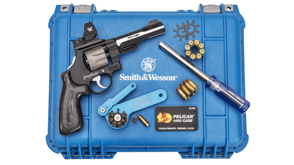 S&W Model 327 WR with Pelican case.