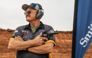 Jerry Miculek with the S&W PC Model 327 WR.