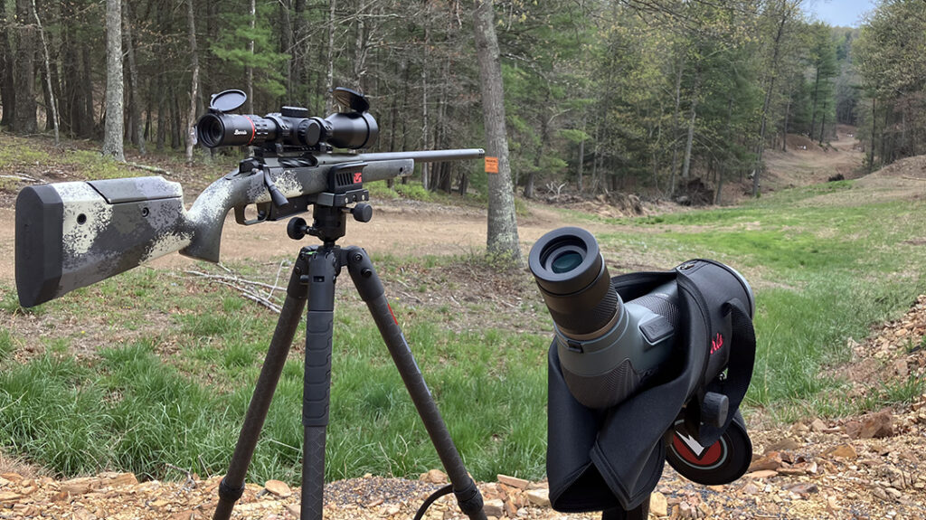 Long-range shooting setup with the Springfield Armory Model 2020 Waypoint long action. 