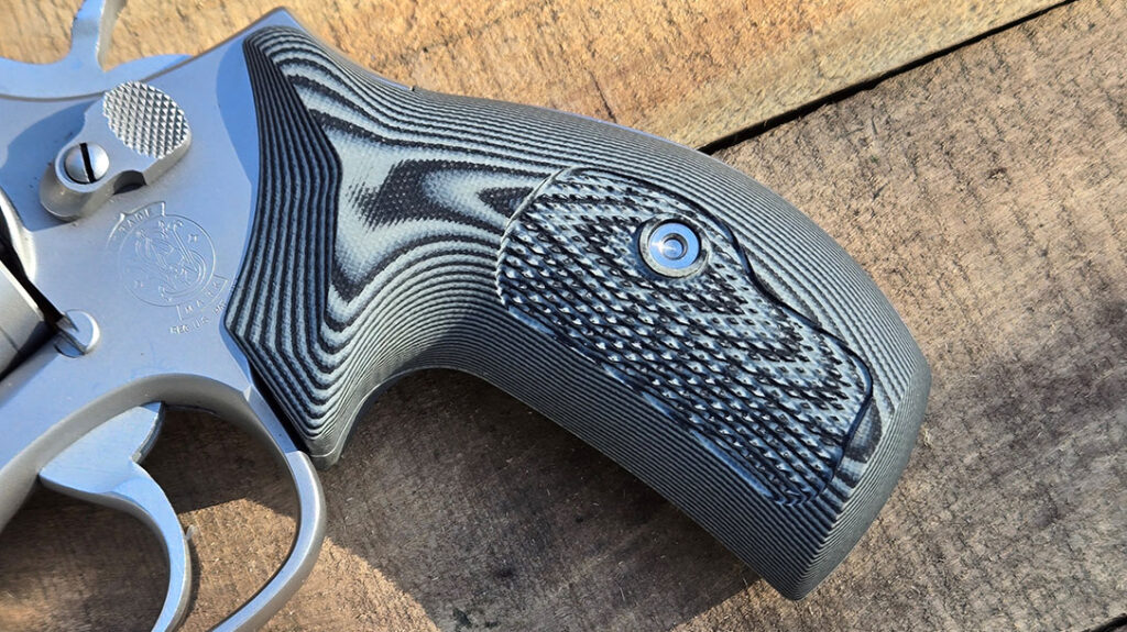 The author put VZ Boot grips on his revolver.