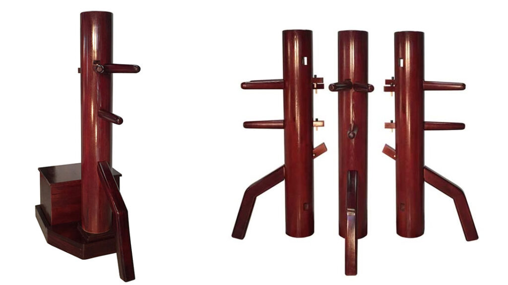 Self-Defense Training Tools: Wing Chun Mook Yan Jong (Wooden Dummy).