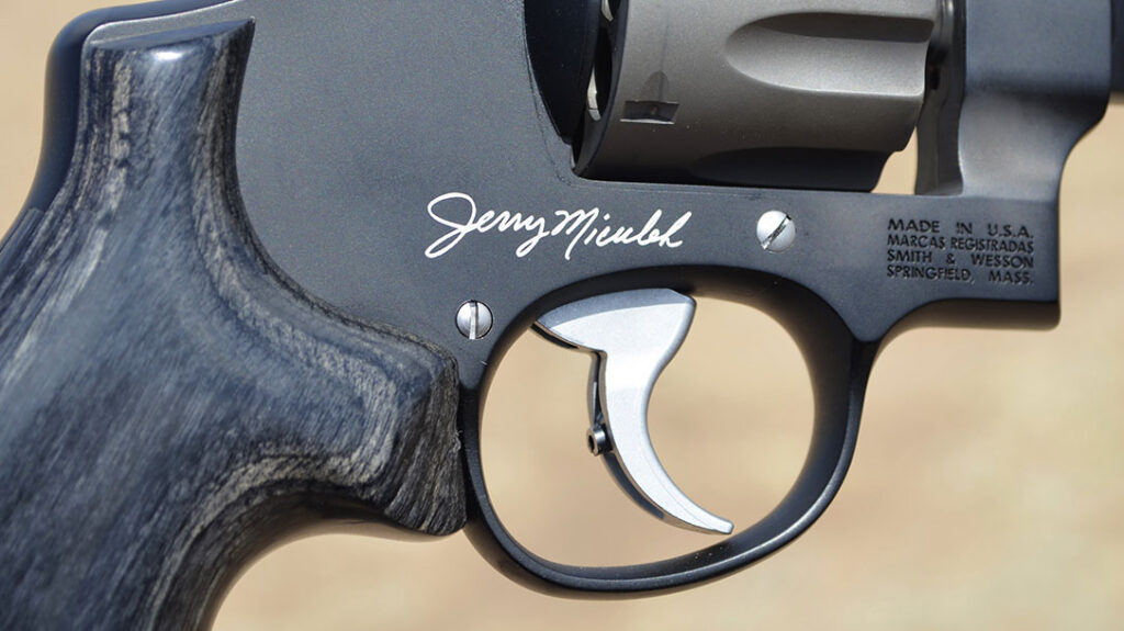 The revolver possesses a double-action-only fire control system.