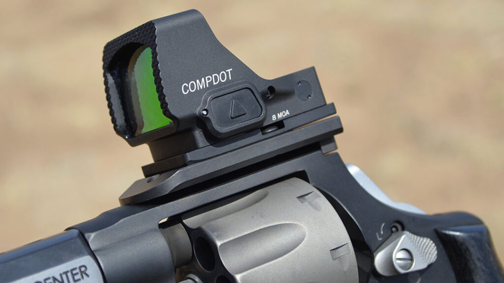 S&W also includes a Vortex® Compdot™ with an 8 MOA red dot along with the C.O.R.E. mounting system.