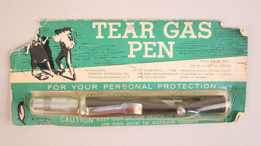 Penguin Tear Gas Pen Gun.