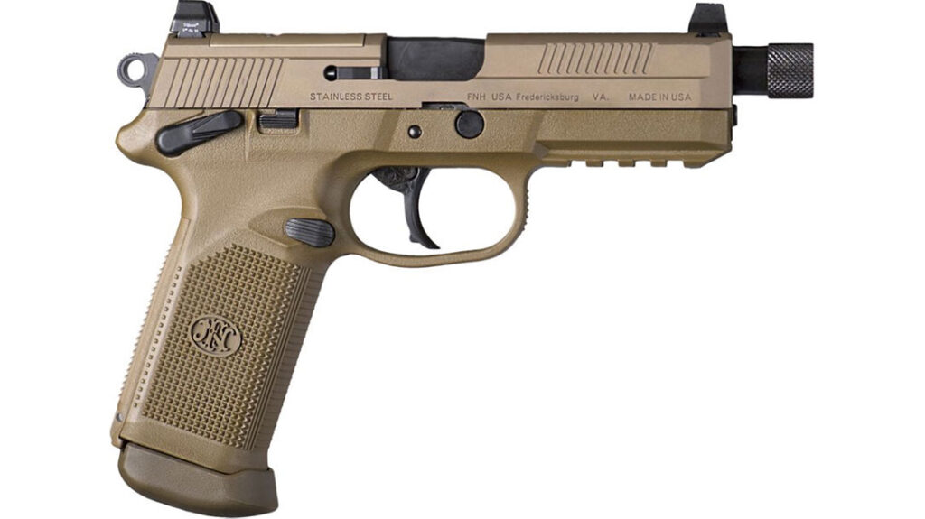 Threaded Barrel Pistols: FNX-45 Tactical.