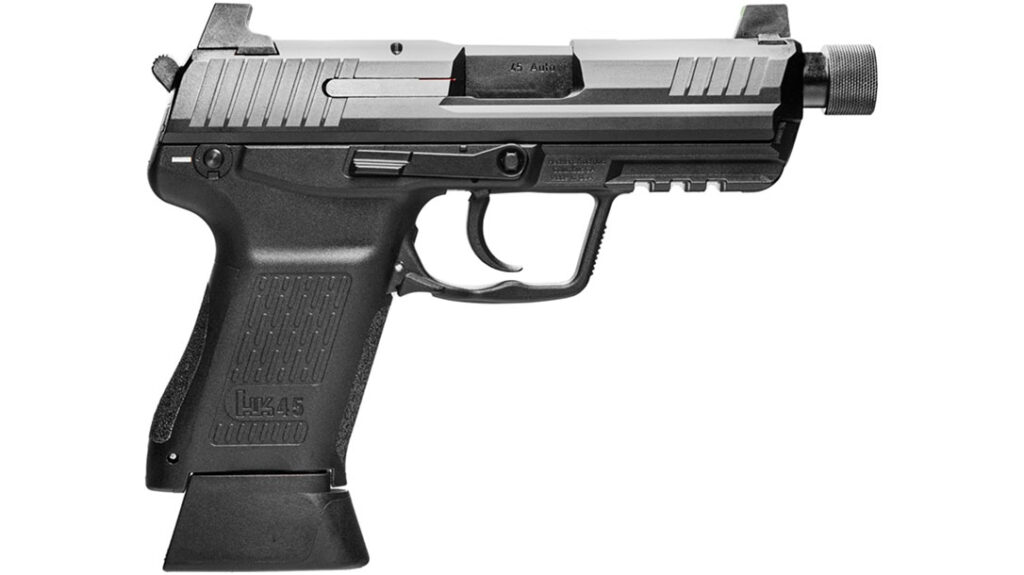 Threaded Barrel Pistols: HK45 Compact Tactical.