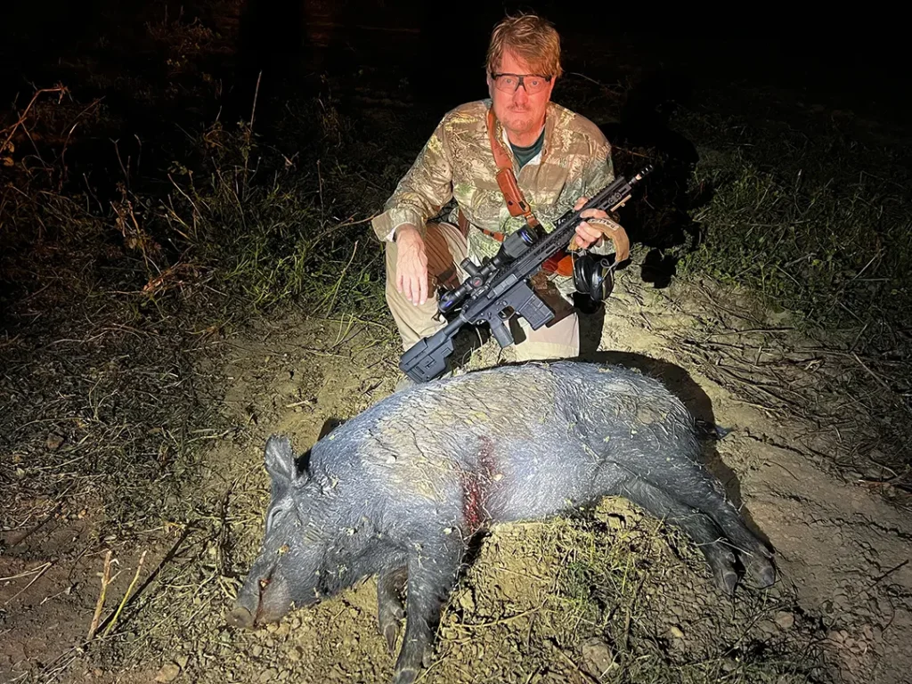 Hog hunting success with the Faxon Sentinel. 