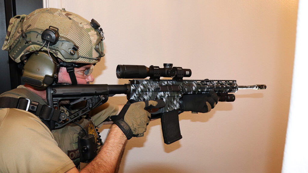 Clearing a room with the Ultralight Tactical in 300 HAMR'