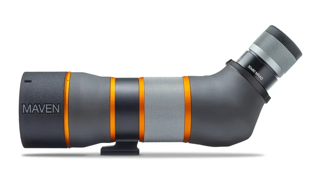 A spotting scope helps you walk in rounds on target.