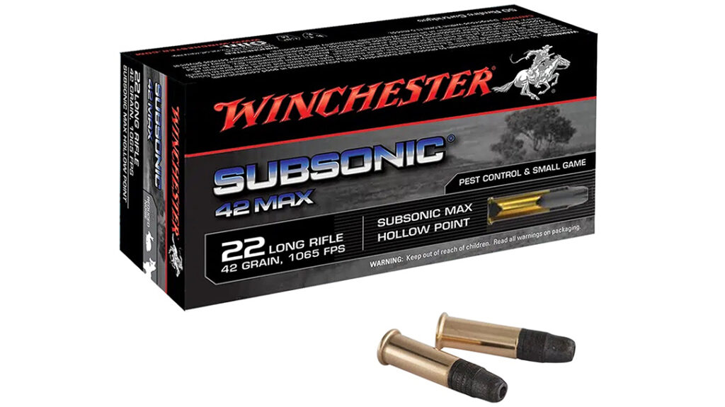 Winchester’s Subsonic 42 Max 42-grain