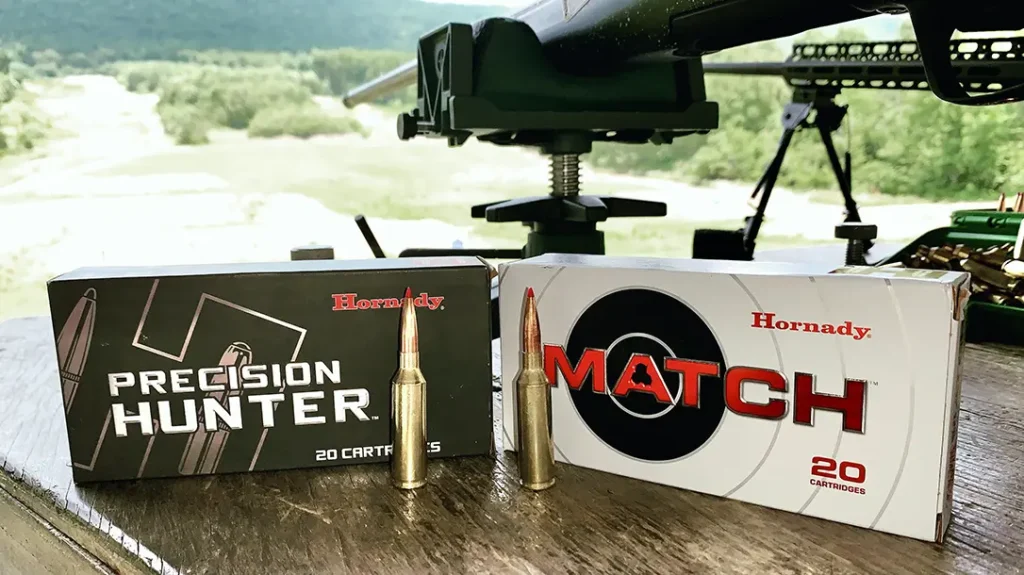 Match-grade ammunition from Hornady.