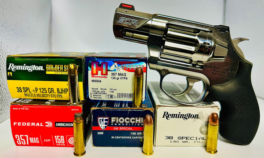 The author tested the revolver with a variety of ammo.