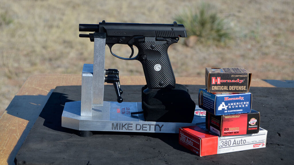 The author ran the pistol with a variety of ammunition.