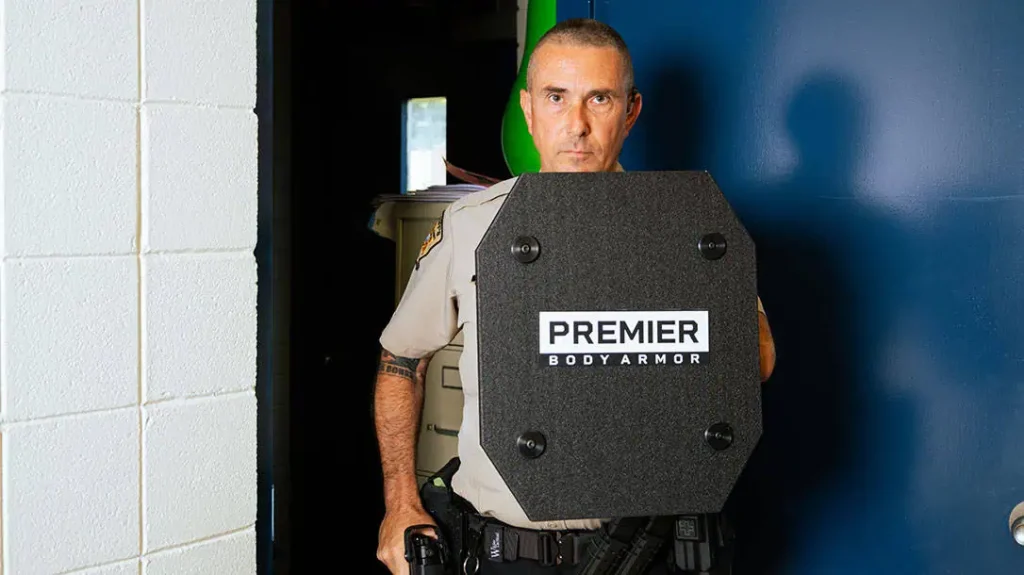 The Premier Body Armor Home Shield is based on the company’s Level III+ STRATIS Shield designed for law enforcement and security.