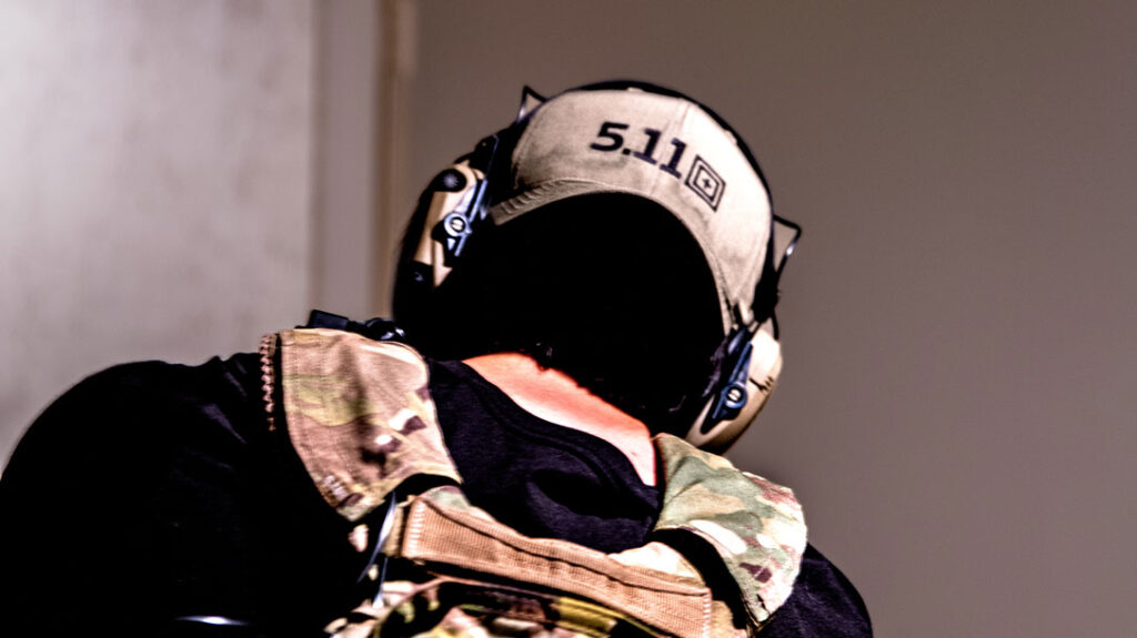 The author went to 5.11 Tactical for some pants and T-shirts made for the range and a hat for the class.