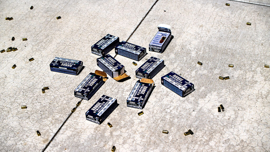 The author brought 1,000 rounds with him and shot all but a box or two at Thunder Ranch.