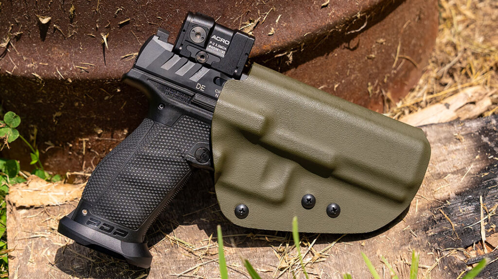 The bonus of the pistol is that it likely already fits the line of holsters.