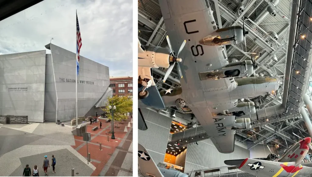 Exterior campus and pavilion.