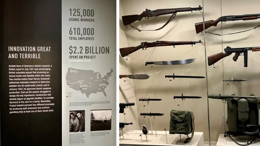 More weapons from the National World War II Museum.