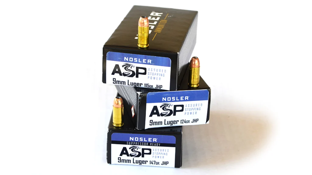 The ASP rounds evolved from Nosler’s Match Grade™ line and are loaded with the same care and attention.