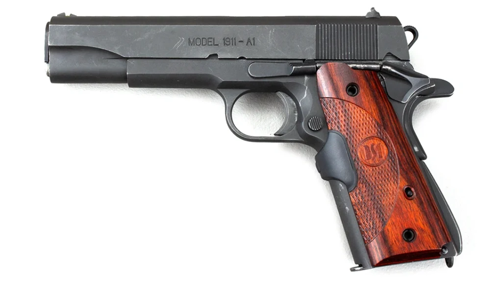 The author’s original Springfield 1911.