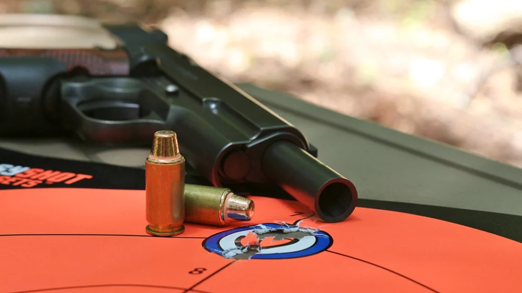 The author’s completed Nighthawk Custom Shop 1911 shot like a dream.