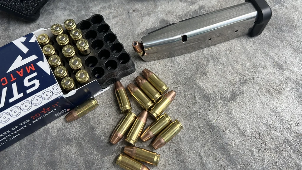 Stacatto 9mm Match Ammunition.