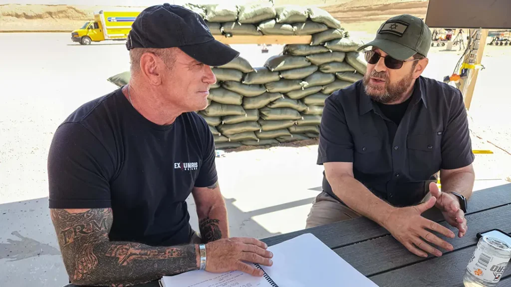 Hollywood Weapons hosts Larry Zanoff and Terry Schappert.