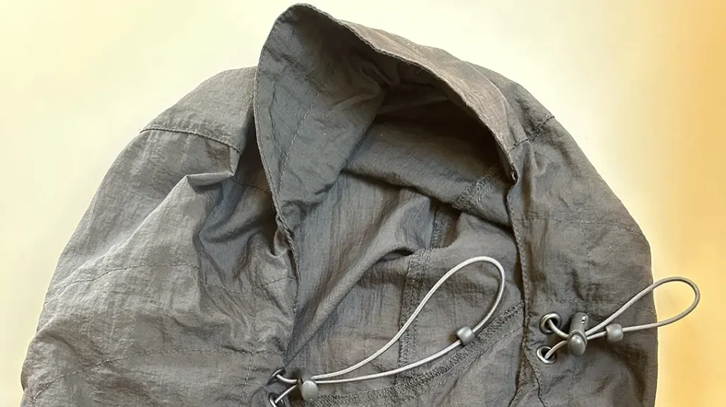 The hood design on the Windrunner helps keep the weather out.