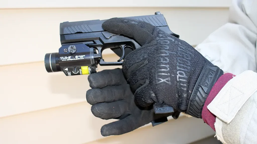 Medium gloves can help alleviate some cold weather carry concerns. 
