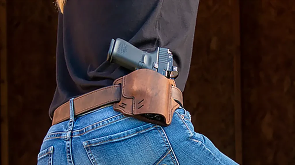 Carrying outside the waistband.