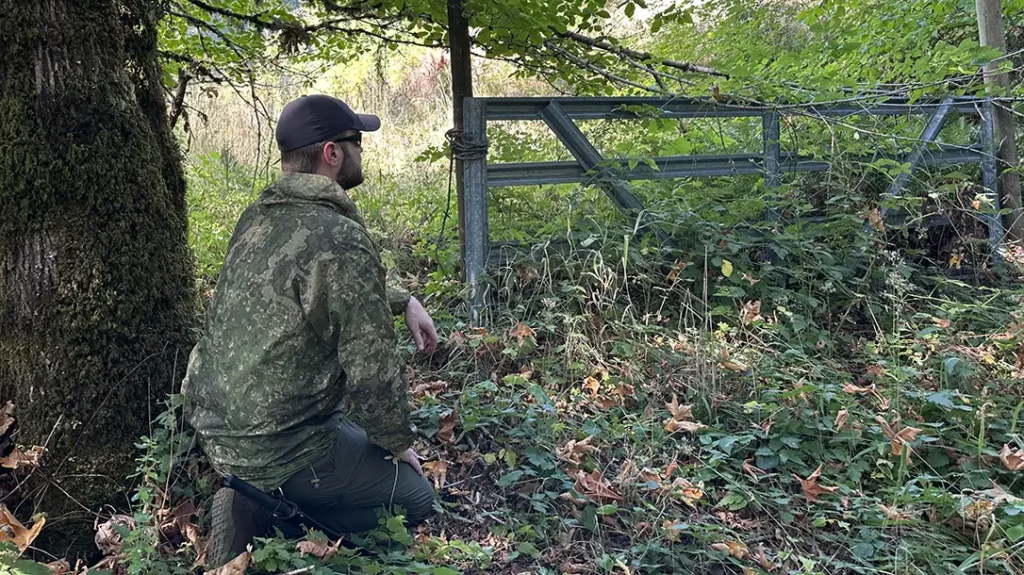 The camo prints on the Helikon-Tex Windrunner Windshirt products work well outdoors.