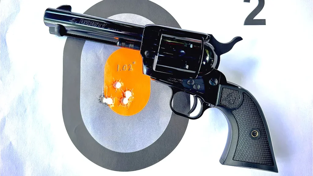 Accuracy results with shooting the Taurus Deputy. 