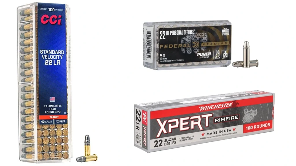 The author tested the pistol with Federal Punch Flat Note 29gr. 22LR, Winchester’s XPert 42gr. 22LR, and CCI’s Clean 42gr. Target 22LR.