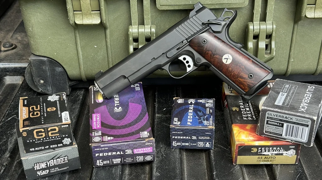 On the range, the Kings River Custom PFG 1911 performed well with a wide variety of ammunition.