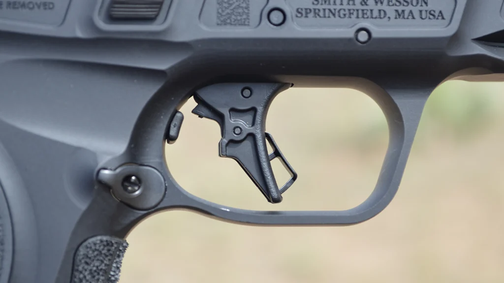 S&W’s Performance Center smiths tune the M&P9 Carry Comps triggers.