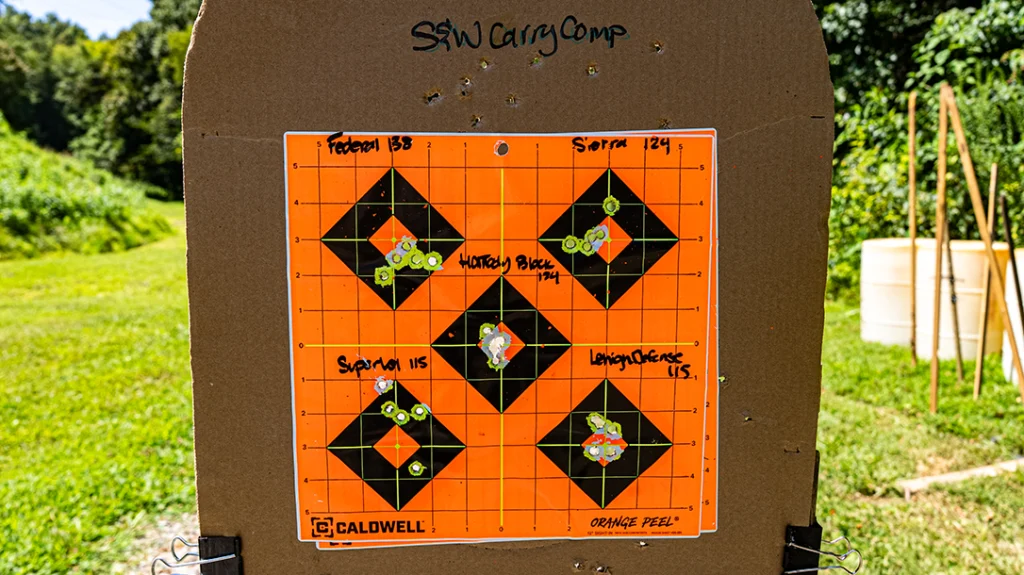 Performance of the Smith & Wesson Compact Carry Comp.