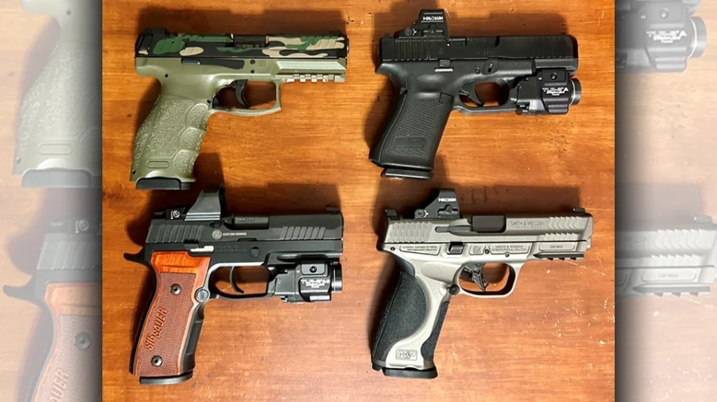 Uncommon Holsters: Just a few guns that I have carried over the years.