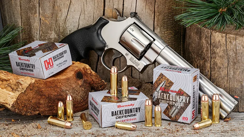 Hornady Backcountry Defense ammo.