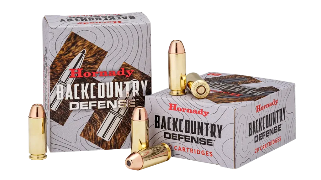 Backcountry Defense chambers heavy-for-caliber bullets. 